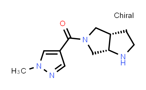 CAS No. 1690151-72-4, 4-[(3aS,6aS)-octahydropyrrolo[3,4-b]pyrrole-5-carbonyl]-1-methyl-1H-pyrazole
