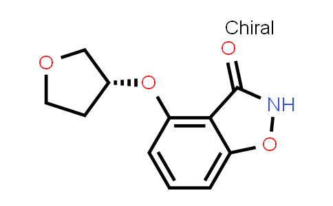 CAS No. 1331782-50-3, 4-[(3R)-tetrahydrofuran-3-yl]oxy-1,2-benzoxazol-3-one
