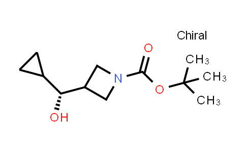 CAS No. 2350021-25-7, tert-butyl 3-[(R)-cyclopropyl(hydroxy)methyl]azetidine-1-carboxylate