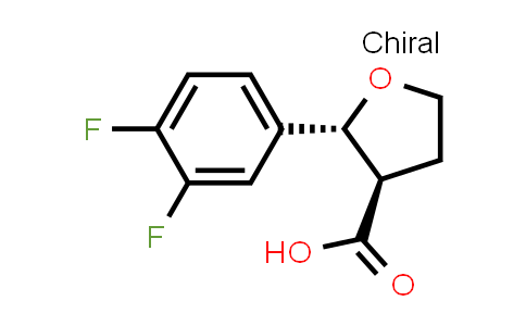 DY856658 | 1820571-83-2 | (2R,3R)-2-(3,4-difluorophenyl)oxolane-3-carboxylic acid