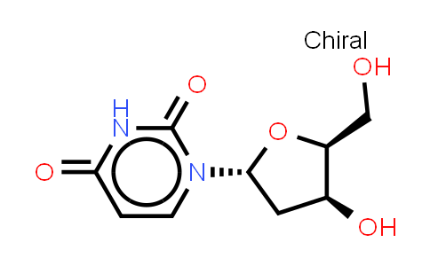 CAS No. 41545-92-0, 1-[(2R,4S,5S)-4-hydroxy-5-(hydroxymethyl)tetrahydrofuran-2-yl]pyrimidine-2,4-dione