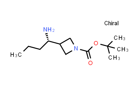 CAS No. 2920197-69-7, tert-butyl 3-[(1S)-1-aminobutyl]azetidine-1-carboxylate