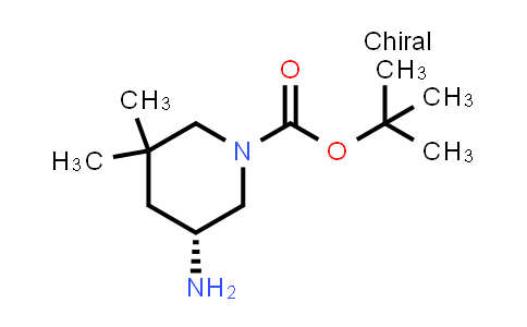 CAS No. 2920232-82-0, tert-butyl (5R)-5-amino-3,3-dimethyl-piperidine-1-carboxylate