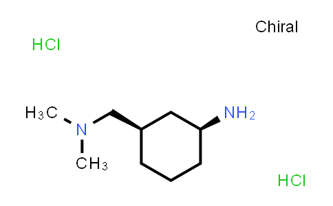 DY856668 | 2920187-83-1 | (1S,3R)-3-[(dimethylamino)methyl]cyclohexanamine;dihydrochloride