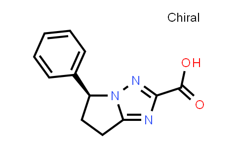 CAS No. 2060595-25-5, (5S)-5-phenyl-6,7-dihydro-5H-pyrrolo[1,2-b][1,2,4]triazole-2-carboxylic acid