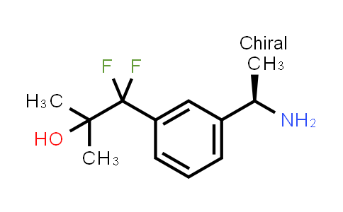 CAS No. 2738393-85-4, 1-{3-[(1R)-1-aminoethyl]phenyl}-1,1-difluoro-2-methylpropan-2-ol