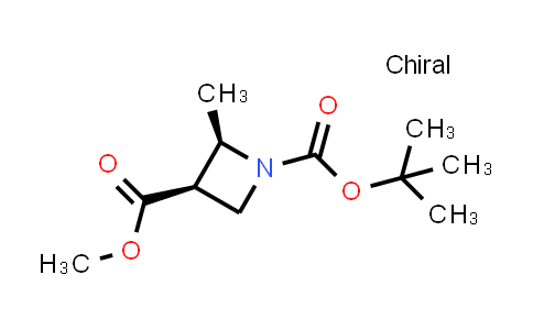 CAS No. 2920178-79-4, O1-tert-butyl O3-methyl (2R,3R)-2-methylazetidine-1,3-dicarboxylate