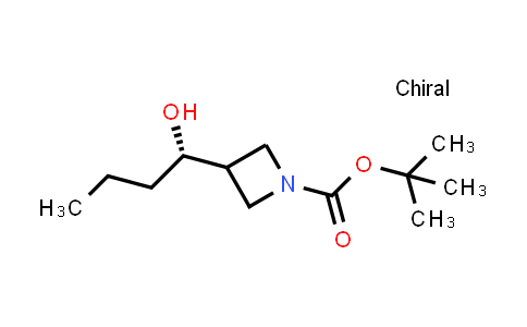 CAS No. 2920197-29-9, tert-butyl 3-[(1S)-1-hydroxybutyl]azetidine-1-carboxylate