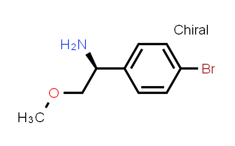 CAS No. 1270099-77-8, Benzenemethanamine, 4-bromo-α-(methoxymethyl)-, (αS)-(1S)-1-(4-bromophenyl)-2-methoxyethan-1-amine