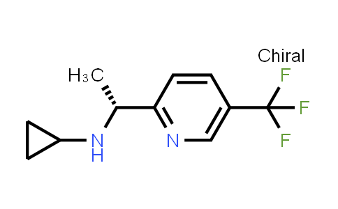 CAS No. 2774612-92-7, N-[(1R)-1-[5-(trifluoromethyl)-2-pyridyl]ethyl]cyclopropanamine