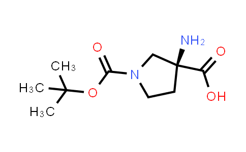 CAS No. 1931923-61-3, (3S)-3-amino-1-[(tert-butoxy)carbonyl]pyrrolidine-3-carboxylic acid