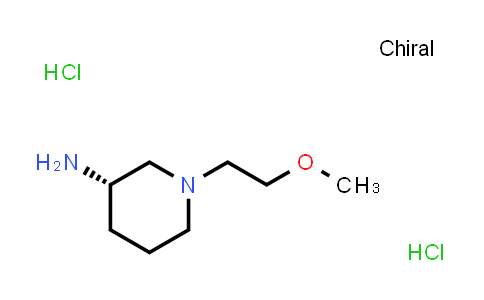 CAS No. 2705366-18-1, (3S)-1-(2-methoxyethyl)piperidin-3-amine;dihydrochloride