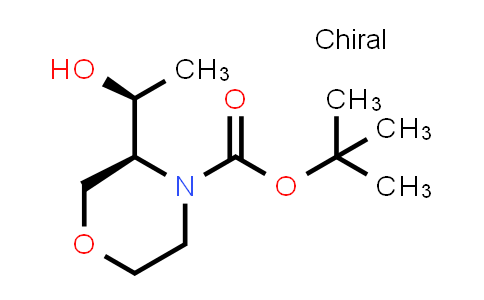 CAS No. 1821776-37-7, tert-butyl (3S)-3-[(1S)-1-hydroxyethyl]morpholine-4-carboxylate