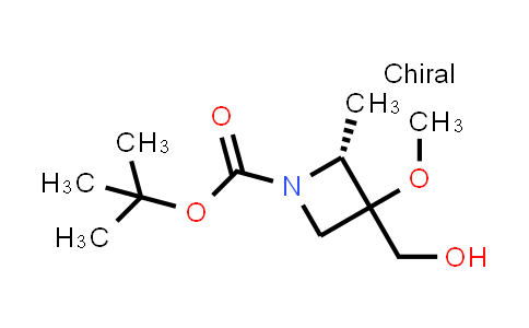 2920318-60-9 | tert-butyl (2R)-3-(hydroxymethyl)-3-methoxy-2-methyl-azetidine-1-carboxylate
