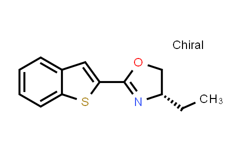 CAS No. 2828438-80-6, (4S)-2-(1-benzothiophen-2-yl)-4-ethyl-4,5-dihydro-1,3-oxazole