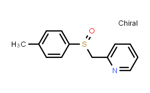 CAS No. 128949-52-0, 2-{[(R)-4-methylbenzenesulfinyl]methyl}pyridine