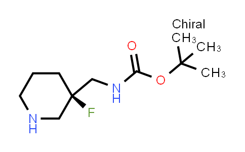 2202263-12-3 | tert-butyl N-{[(3R)-3-fluoropiperidin-3-yl]methyl}carbamate