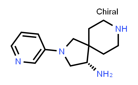 CAS No. 2590744-47-9, (4S)-2-(3-pyridyl)-2,8-diazaspiro[4.5]decan-4-amine