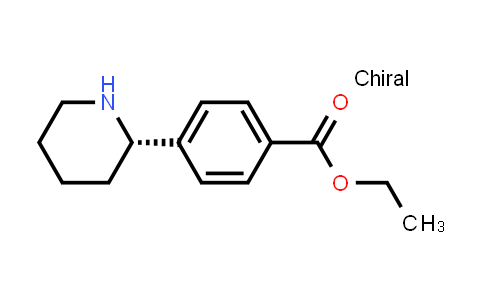 CAS No. 1388117-52-9, ethyl 4-[(2S)-piperidin-2-yl]benzoate