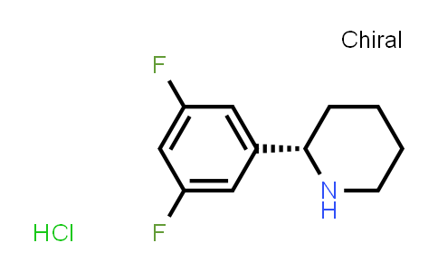 CAS No. 2256054-78-9, (2S)-2-(3,5-difluorophenyl)piperidine;hydrochloride