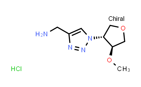 DY856719 | 1808408-70-9 | 1-{1-[(3R,4S)-4-methoxyoxolan-3-yl]-1H-1,2,3-triazol-4-yl}methanamine hydrochloride