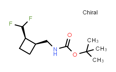 CAS No. 2920207-76-5, tert-butyl N-[[(1S,2R)-2-(difluoromethyl)cyclobutyl]methyl]carbamate