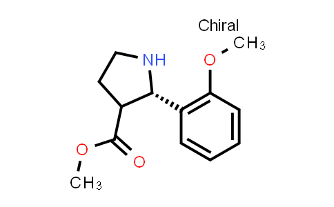 CAS No. 2103097-01-2, methyl (2S)-2-(2-methoxyphenyl)pyrrolidine-3-carboxylate
