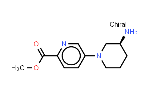 CAS No. 2649449-14-7, methyl 5-[(3S)-3-amino-1-piperidyl]pyridine-2-carboxylate