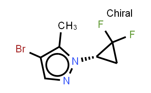 DY856732 | 2641062-84-0 | 4-bromo-1-[(1S)-2,2-difluorocyclopropyl]-5-methyl-pyrazole
