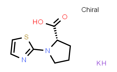 CAS No. 1231949-74-8, potassium salt;(2S)-1-thiazol-2-ylpyrrolidine-2-carboxylic acid