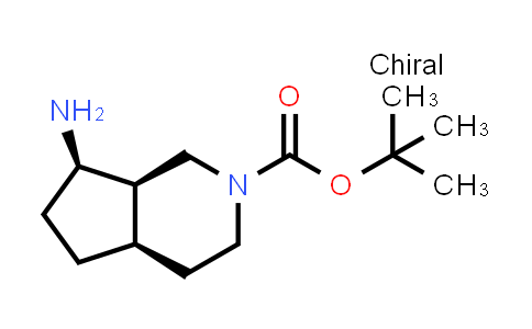 CAS No. 2920232-02-4, tert-butyl (4aR,7R,7aR)-7-amino-1,3,4,4a,5,6,7,7a-octahydrocyclopenta[c]pyridine-2-carboxylate