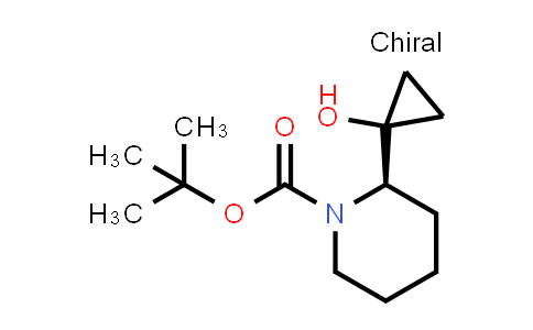 CAS No. 1932447-22-7, tert-butyl (2R)-2-(1-hydroxycyclopropyl)piperidine-1-carboxylate