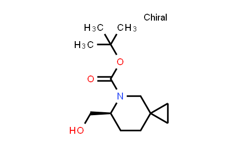 CAS No. 2920239-30-9, tert-butyl (6S)-6-(hydroxymethyl)-5-azaspiro[2.5]octane-5-carboxylate