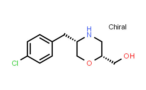 CAS No. 2088454-20-8, [(2R,5S)-5-[(4-chlorophenyl)methyl]morpholin-2-yl]methanol