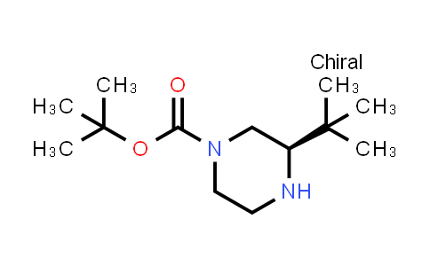 CAS No. 1240588-24-2, tert-butyl (3R)-3-tert-butylpiperazine-1-carboxylate