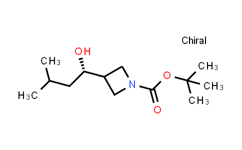 CAS No. 2920233-01-6, tert-butyl 3-[(1S)-1-hydroxy-3-methyl-butyl]azetidine-1-carboxylate