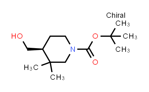 CAS No. 2920219-39-0, tert-butyl (4S)-4-(hydroxymethyl)-3,3-dimethyl-piperidine-1-carboxylate