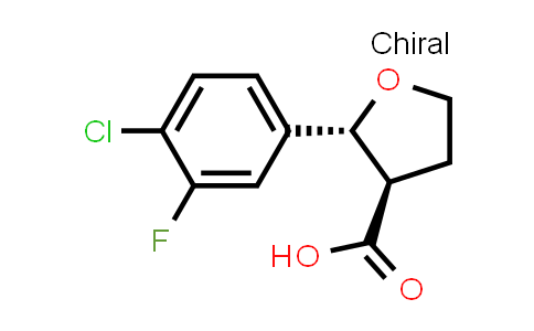 DY856807 | 1820580-43-5 | (2R,3R)-2-(4-chloro-3-fluorophenyl)oxolane-3-carboxylic acid