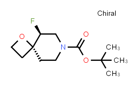 CAS No. 2920179-00-4, tert-butyl (4R,5S)-5-fluoro-1-oxa-7-azaspiro[3.5]nonane-7-carboxylate