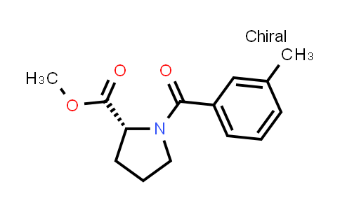 CAS No. 1354970-52-7, methyl (2R)-1-(3-methylbenzoyl)pyrrolidine-2-carboxylate