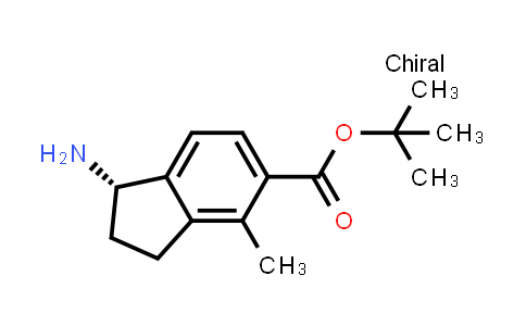 903557-93-7 | tert-butyl (1S)-1-amino-4-methyl-indane-5-carboxylate