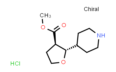 DY856837 | 1820572-33-5 | methyl (2S,3R)-2-(piperidin-4-yl)oxolane-3-carboxylate hydrochloride