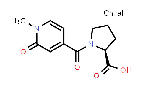 CAS No. 1309019-70-2, (2S)-1-(1-methyl-2-oxo-1,2-dihydropyridine-4-carbonyl)pyrrolidine-2-carboxylic acid