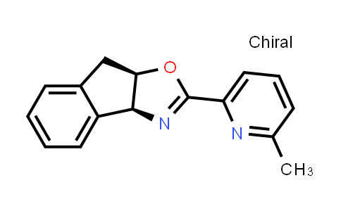 CAS No. 1532531-18-2, 2-[(3aS,8aR)-3aH,8H,8aH-indeno[1,2-d][1,3]oxazol-2-yl]-6-methylpyridine