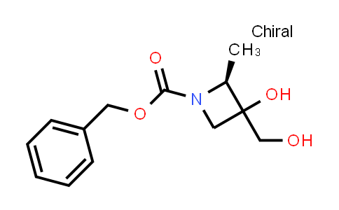 CAS No. 2920319-30-6, benzyl (2S)-3-hydroxy-3-(hydroxymethyl)-2-methyl-azetidine-1-carboxylate