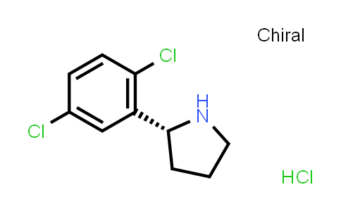 CAS No. 2241594-21-6, (2R)-2-(2,5-dichlorophenyl)pyrrolidine;hydrochloride