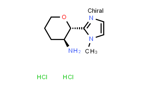 CAS No. 1808338-71-7, (2S,3S)-2-(1-methylimidazol-2-yl)tetrahydropyran-3-amine;dihydrochloride