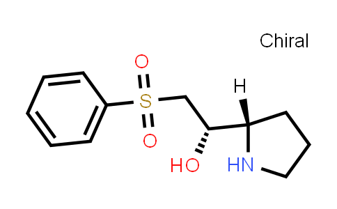 CAS No. 2379295-70-0, (1S)-2-(benzenesulfonyl)-1-[(2S)-pyrrolidin-2-yl]ethanol