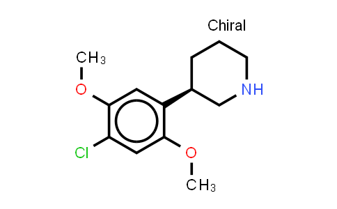 CAS No. 2641631-01-6, (3R)-3-(4-chloro-2,5-dimethoxy-phenyl)piperidine