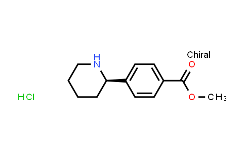 CAS No. 1391574-76-7, methyl 4-[(2R)-2-piperidyl]benzoate;hydrochloride